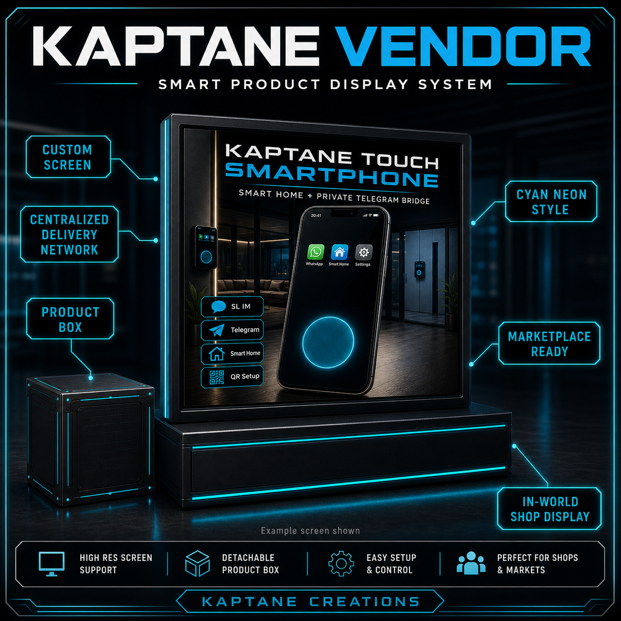 Kaptane Vendor System product poster